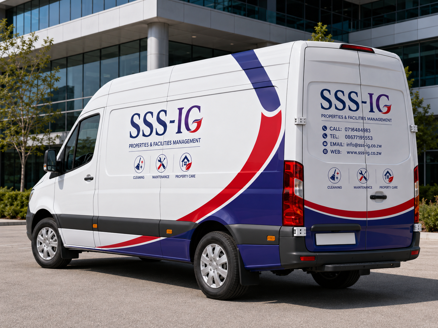 SSS-IG branded service van